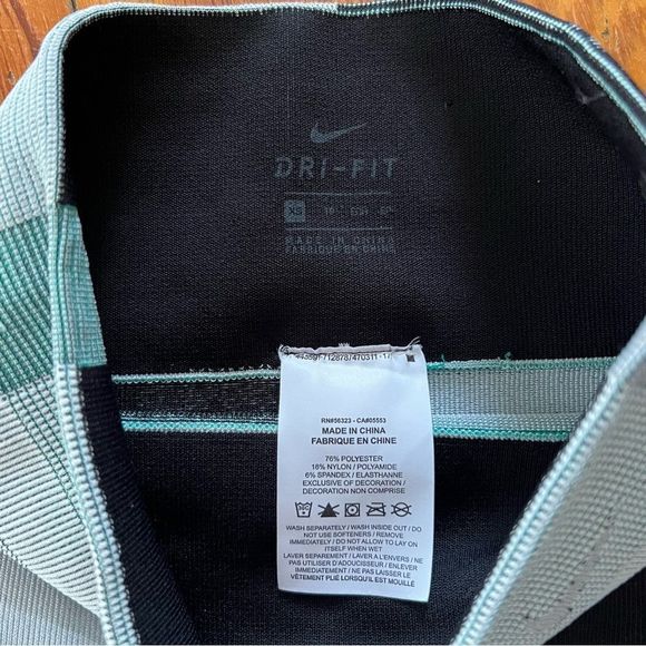 NIKE leggings pants Icon Clash Sculpt Lux Ribbed High Waisted XS CJ4135-097 - Picture 5 of 7